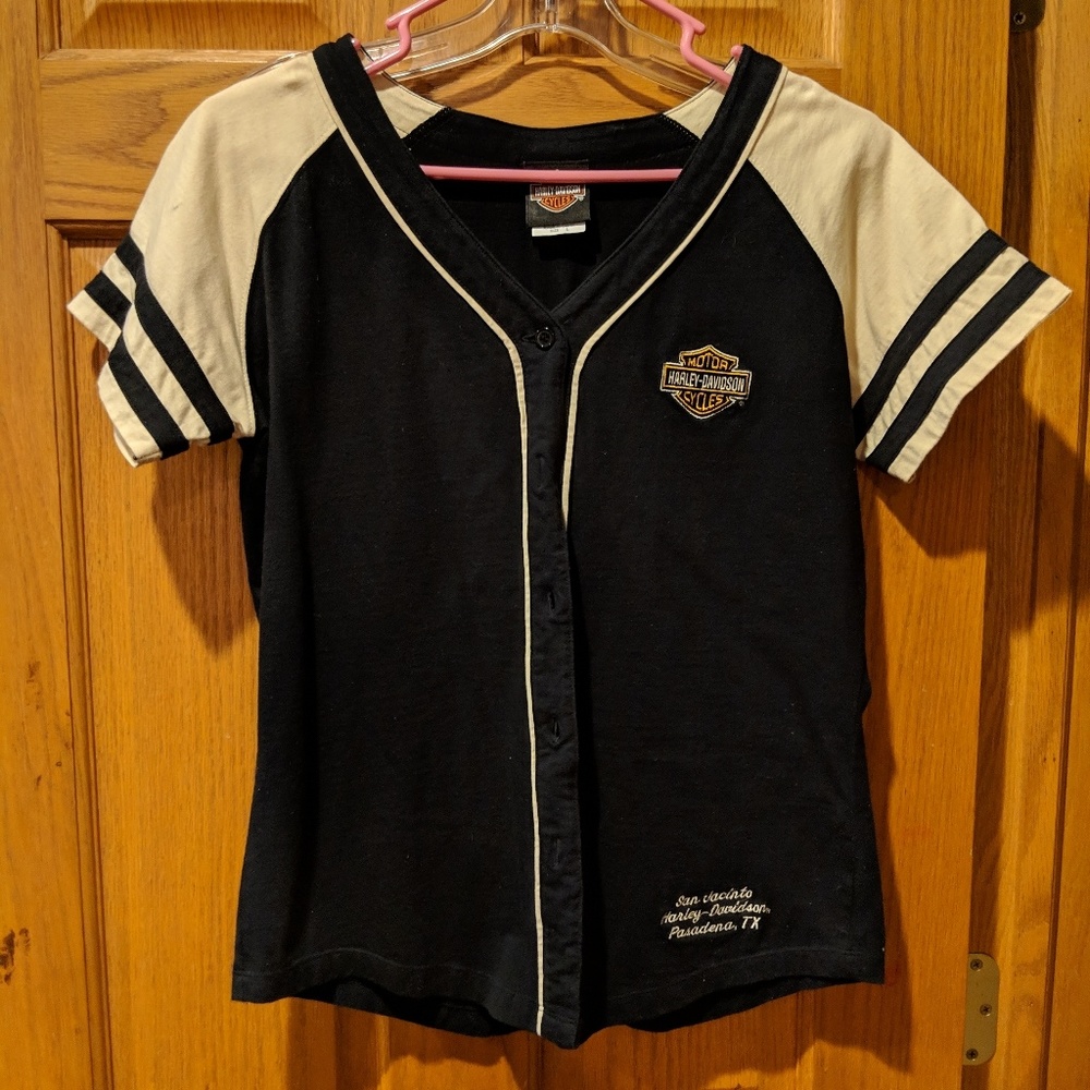 Lg Racer Style Harley Davidson Shirt